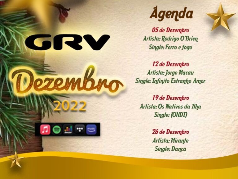 O Natal da GRV já está no ar com lançamentos musicais de todo o país