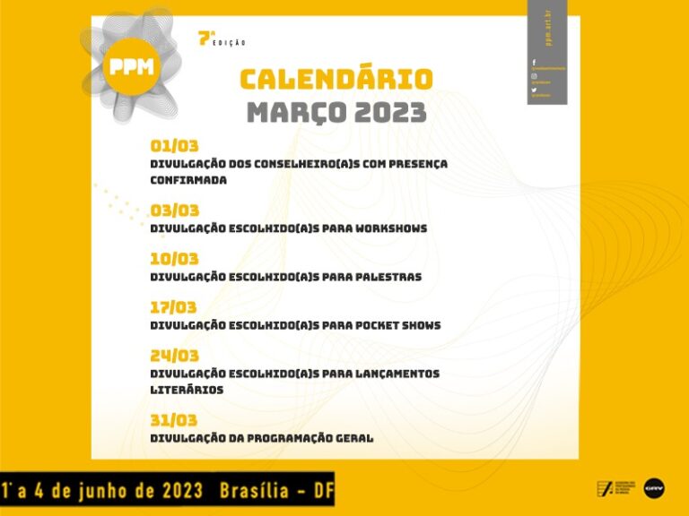 PPM pisando no acelerador rumo à 7ª edição