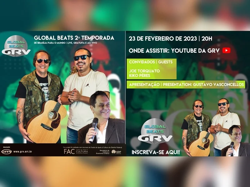 Global Beats 2ª temporada está de volta com Joe e Kiko Péres