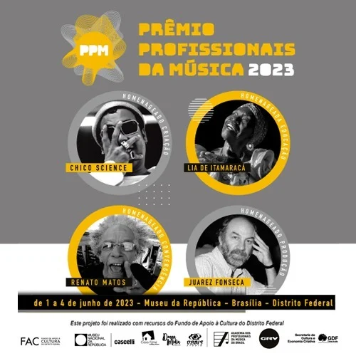 Prêmio Profissionais da Música anuncia: data oficial, local e homenageado(a)s da 7ª edição