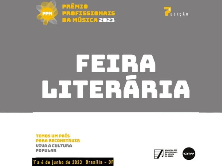 Conheça o(a)s 8 autores que já confirmaram presença da 1ª edição da Feira Literária do Prêmio Profissionais da Música