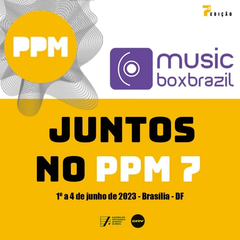 Music Box Brazil e GRV; juntos na 7ª edição do Prêmio Profissionais da Música
