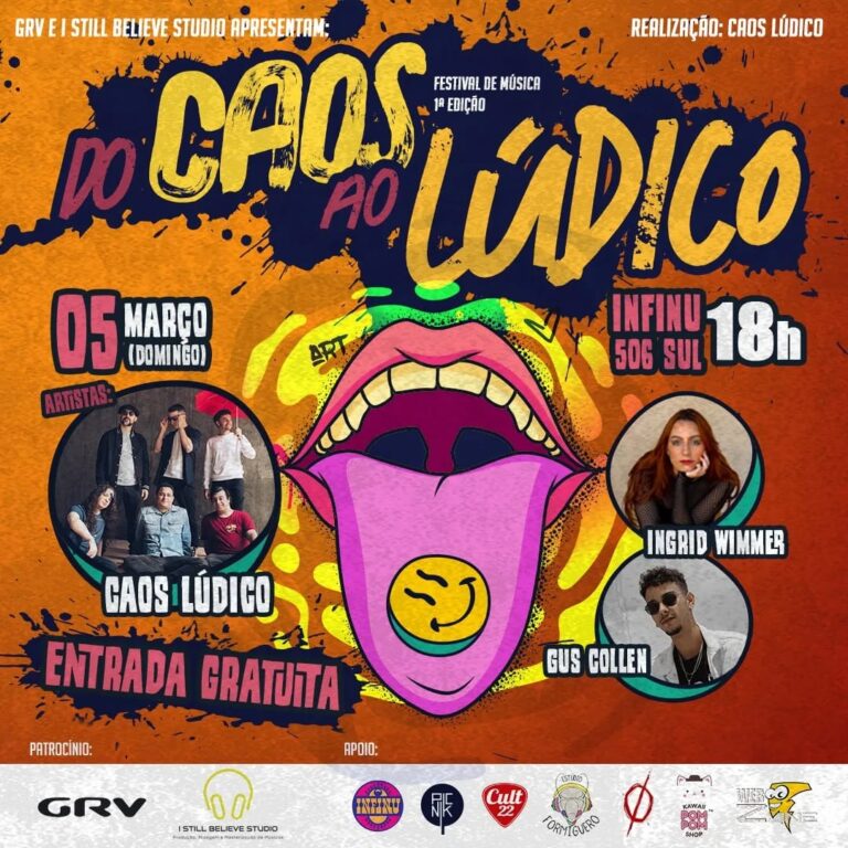 GRV patrocina a 1ª edição do festival Do Caos ao Lúdico