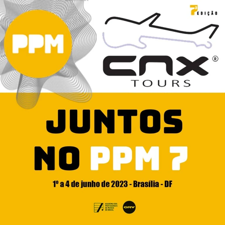 CNX Tours e GRV; juntos na 7ª edição do Prêmio Profissionais da Música