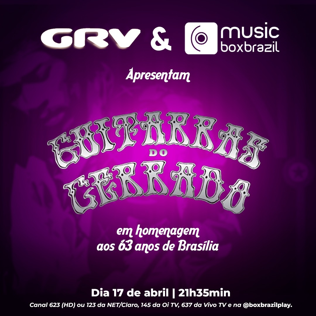 GRV e Music Box Brazil apresentam Guitarras do Cerrado interpretam Jimi Hendrix