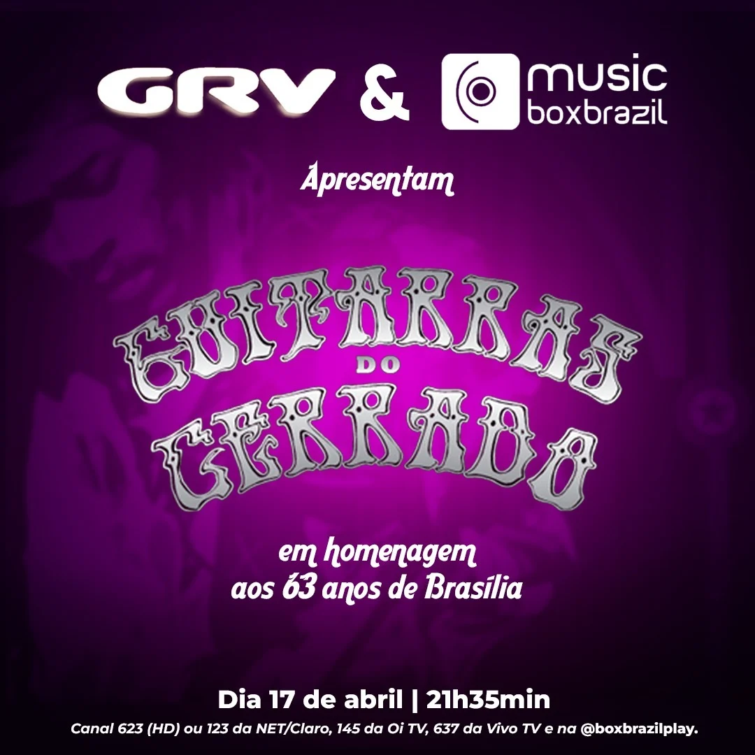 GRV e Music Box Brazil apresentam Guitarras do Cerrado interpretam Jimi Hendrix