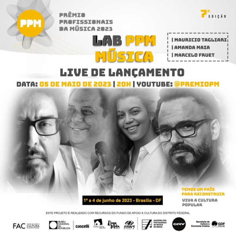 Quem será o(a) artista escolhido para a 3ª edição do LAB PPM Música?