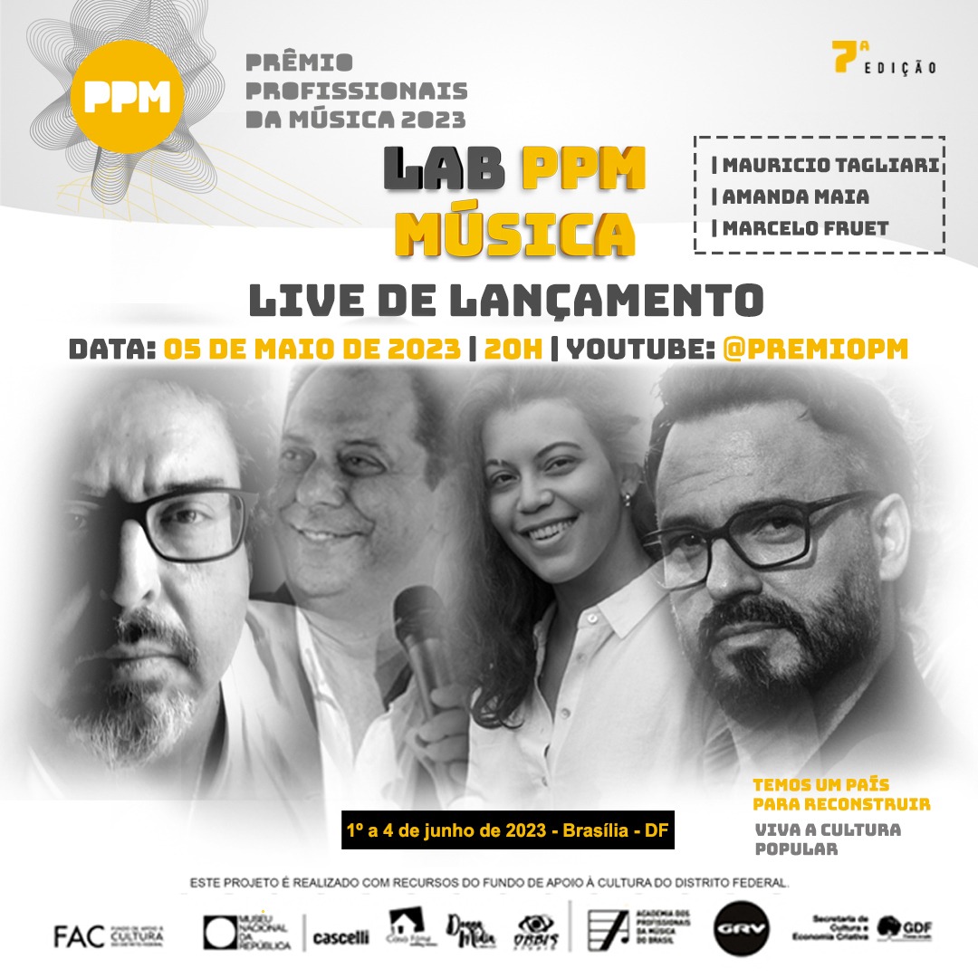 Quem será o(a) artista escolhido para a 3ª edição do LAB PPM Música?