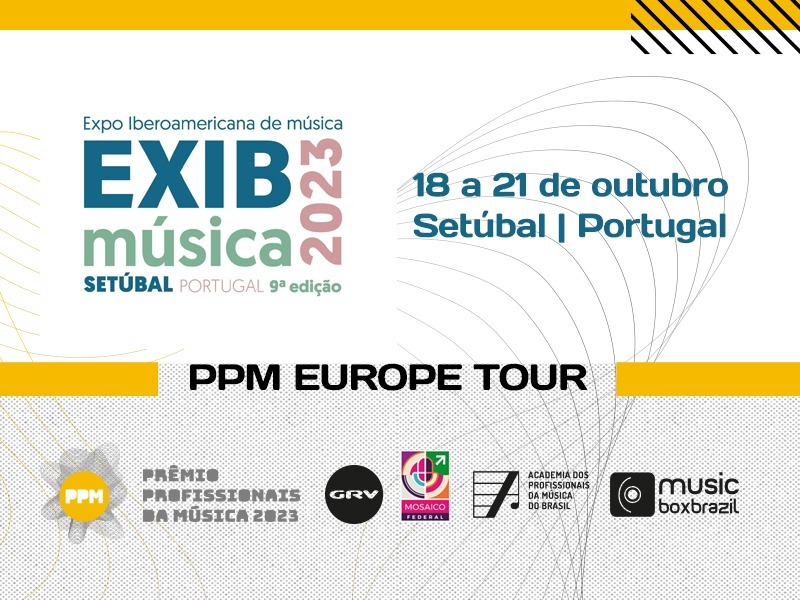 Prêmio Profissionais da Música, GRV, Music Box Brasil e Mosaico Federal na 9ª edição do EXIB Música