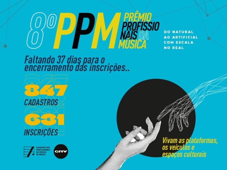 37 dias para o encerramento das inscrições para concorrer ao Prêmio Profissionais da Música