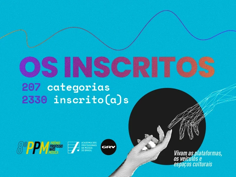 PRÊMIO PROFISSIONAIS DA MÚSICA anuncia INSCRITOS e CATEGORIAS que concorrerão na 8ª edição