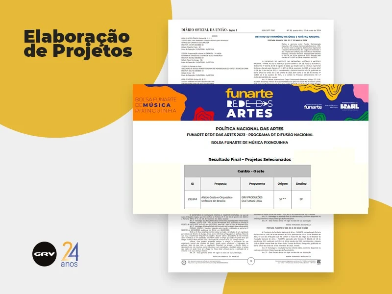 Na retomada do Projeto Pixinguinha, a GRV convida para o espetáculo Alaíde Costa e OSTNCS 45 anos, em Brasília