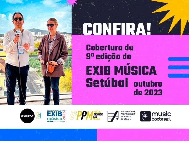 A 40 dias do início da promoção internacional da próxima edição do Prêmio Profissionais da Música, está no ar a cobertura da 9ª edição do EXIB Música – Setúbal – POR [ out|2023]