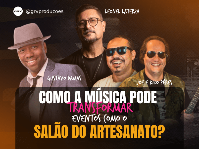 Em atenção ao convite da ROME Eventos, o olhar artístico de Gustavo Vasconcellos se fará presente na 20ª edição do Salão do Artesanato