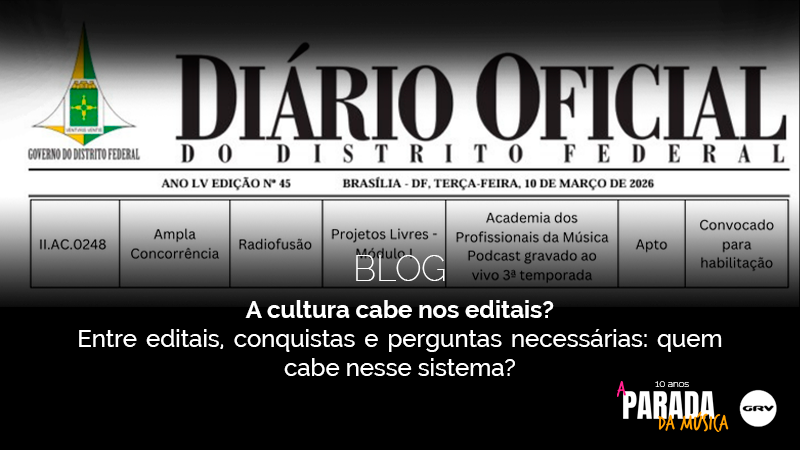 A cultura cabe nos editais?