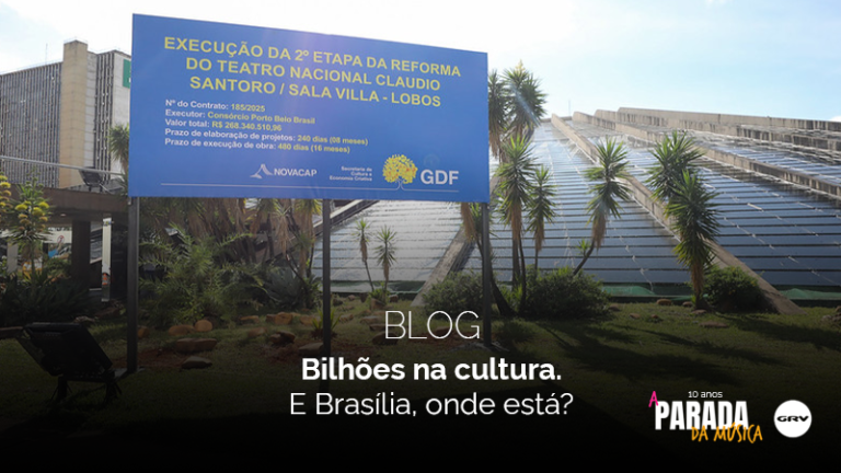 Bilhões de na cultura. E Brasília, onde está?
