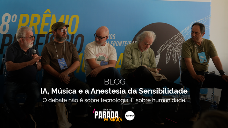 IA, Música e a Anestesia da Sensibilidade O debate não é sobre tecnologia. É sobre humanidade.