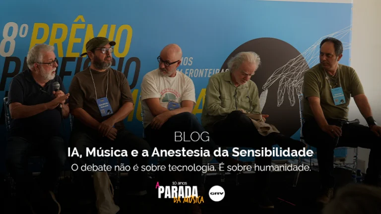 IA, Música e a Anestesia da Sensibilidade O debate não é sobre tecnologia. É sobre humanidade.
